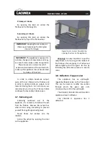 Preview for 16 page of Lacunza CM-300 Instruction Book