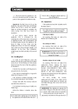 Preview for 18 page of Lacunza INCA100 Instruction Book