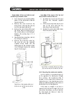 Preview for 9 page of Lacunza Tarbes Instruction Book