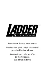 Предварительный просмотр 1 страницы Ladder Lockdown Home Instructions Manual