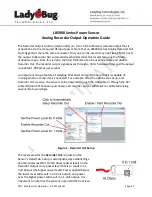 Предварительный просмотр 1 страницы Ladybug LB5900 Series Operation Manual