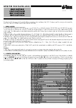 LAE electronic CDC122T1R2 Instructions For Installation And Use preview