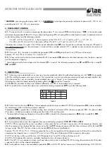 Preview for 3 page of LAE electronic MP1 Series Instructions For Installation And Use Manual