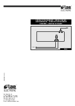 Preview for 7 page of LAE electronic T4 Instructions For Installation And Use Manual