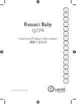 Предварительный просмотр 1 страницы laerdal Resusci Baby QCPR Important Product Information