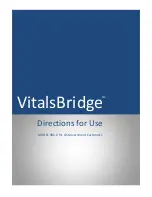 Предварительный просмотр 1 страницы laerdal VitalsBridge Directions For Use Manual