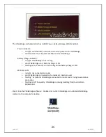 Предварительный просмотр 26 страницы laerdal VitalsBridge Directions For Use Manual