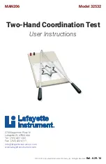 Предварительный просмотр 1 страницы Lafayette Instrument 32532 User Instructions