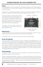 Предварительный просмотр 2 страницы Lafayette Instrument 32532 User Instructions