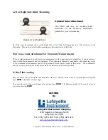 Preview for 2 page of Lafayette Instrument ACUMAR Quick Start Manual