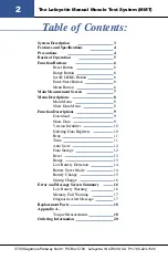 Preview for 2 page of Lafayette 01163 User Manual