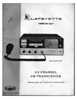 Preview for 1 page of Lafayette Comstat 25A Installation And Operating Instructions Manual