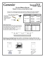 Lafayette Genesis series Installation Instructions предпросмотр