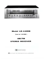 Preview for 4 page of Lafayette LR-120DB Operating & Service Manual