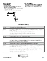 Предварительный просмотр 52 страницы Lafayette Parasol Accu-Rise Installation Instructions Manual