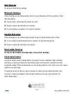 Preview for 27 page of Lafayette Tenera Auto-Lift Installation Instructions Manual