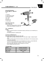 Предварительный просмотр 9 страницы Lafe SWA-001 Instructions For Use Manual