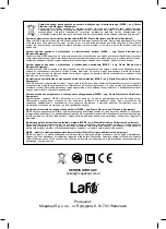 Предварительный просмотр 32 страницы Lafe SWA-001 Instructions For Use Manual