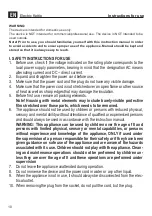 Preview for 10 page of LAFERT no1 CEG002.1 Instructions For Use Manual