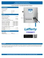 Preview for 1 page of Lafferty 931108FPS Installation & Operation Instructions