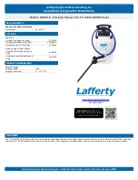 Lafferty Pump Up Sprayer Pro Installation & Operation Instructions preview