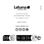 Предварительный просмотр 20 страницы Lafuma RELAX Manual