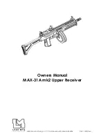 Предварительный просмотр 1 страницы LAGE MFG MAX-31A mk2 Owner'S Manual