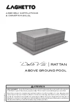 Laghetto Dolce Vita RATTAN Assembly Instructions & Owner'S Manual preview
