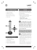 Предварительный просмотр 15 страницы LAGO LX-18HR Instruction Manual