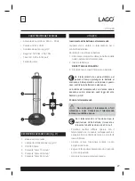 Предварительный просмотр 29 страницы LAGO LX-18HR Instruction Manual