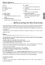 Preview for 7 page of Lagostina BW761051 Instructions For Use Manual