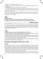 Предварительный просмотр 10 страницы Lagostina GL300 Instructions For Use Manual