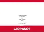 Preview for 64 page of Lagrange 129013 Instruction Book