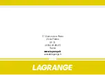 Предварительный просмотр 52 страницы Lagrange 319 001 Instruction Book