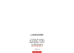 Предварительный просмотр 56 страницы Lagrange 459003 Notice