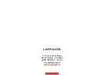 Предварительный просмотр 58 страницы Lagrange 60901 Series Manual