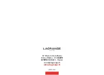 Предварительный просмотр 44 страницы Lagrange Evolution 149 003 User Manual