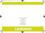 Предварительный просмотр 41 страницы Lagrange Grill Home 319 301 Instruction Book