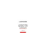 Preview for 44 page of Lagrange LA-219001 Manual