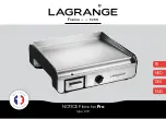 Предварительный просмотр 1 страницы Lagrange Plancha Pro Manual