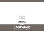 Предварительный просмотр 32 страницы Lagrange Transparence Instruction Book