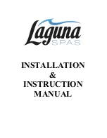 Preview for 1 page of Laguna SPAS TS-100 Installation Instructions Manual