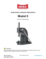 Предварительный просмотр 1 страницы Laguna Tools DAKE 0 Instruction Manual