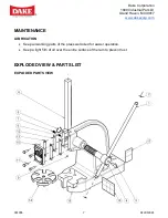 Предварительный просмотр 8 страницы Laguna Tools DAKE 0 Instruction Manual