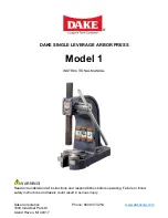 Предварительный просмотр 1 страницы Laguna Tools DAKE 1 Instruction Manual