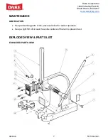 Предварительный просмотр 8 страницы Laguna Tools DAKE 1 Instruction Manual