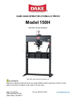 Laguna Tools DAKE 150H Instruction Manual preview