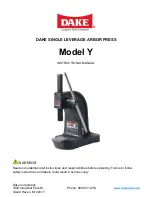 Предварительный просмотр 1 страницы Laguna Tools DAKE 901002 Instruction Manual