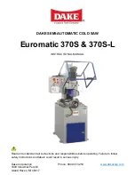 Preview for 1 page of Laguna Tools DAKE Euromatic 370S Instructional Manual