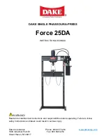 Laguna Tools DAKE Force 25DA Instructional Manual preview